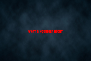 What a horrible night cover photo